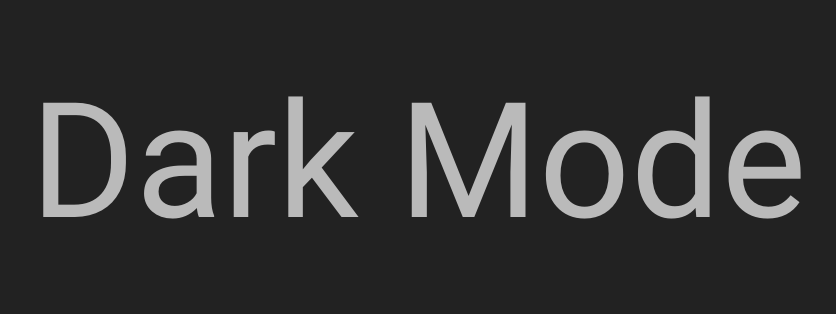 Dark Mode