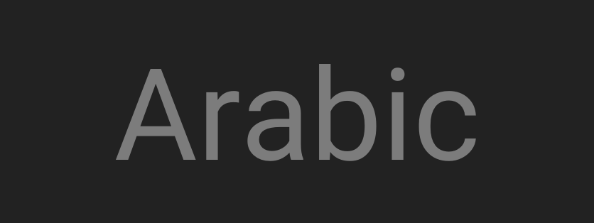 Arabic