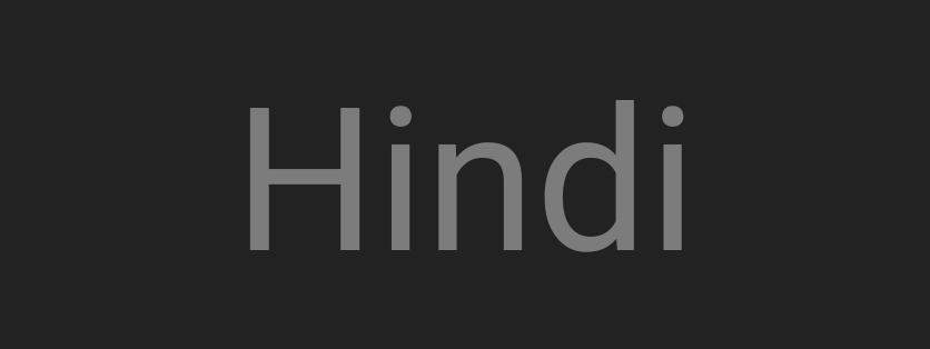 Hindi